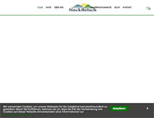 Tablet Screenshot of nockfleisch.at